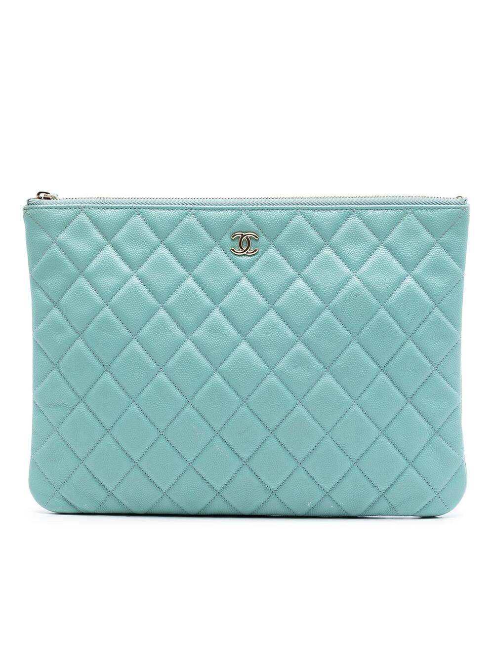 Chanel Medium Quilted Caviar O Case #289320C92B